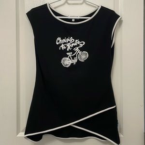 Women’s Black and White Shirt